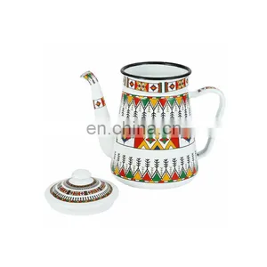 New Design 1.5L Teapot Enamel Teapot Enamel Kettle thumbnail-3