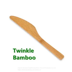 Bamboo Flatware Wholesale Bamboo Knife Bamboo Spreader on Sale thumbnail-1