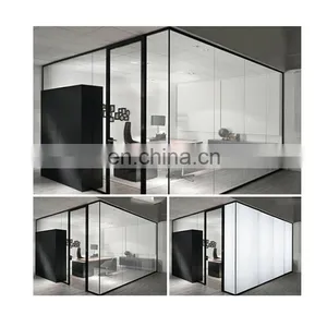 Pdlc Switchable Hotsale Stained Smart Transformer Dimmable Tempered Glass Film thumbnail-2