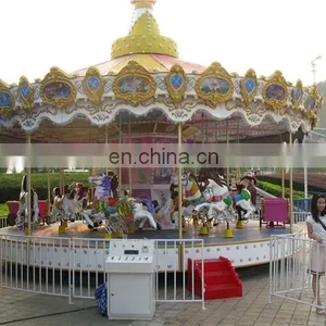 2021 New Fair Ground Amusement Rides Outdoor Playground Equipment Carousel Horses thumbnail-2