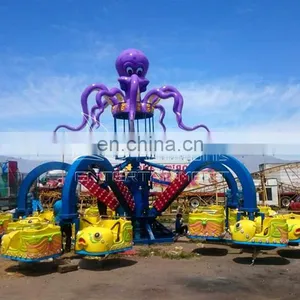 Commercial Playground Ride Childrens Play Center Equipment Large Octopus Ride for Sale thumbnail-1