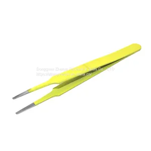 Color Hand Account Tweezers and Paper Tape Sticker Release Paper Book Collage Goo Card Tools for Hand Account Small Accessories Yellow 13 Tweezers thumbnail-5