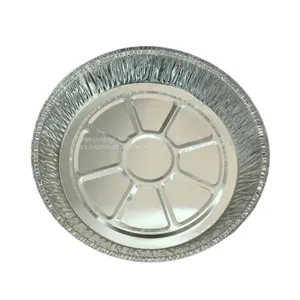 9 Inches Round Disposable Foil Roasting Dishes Factory Price thumbnail-1