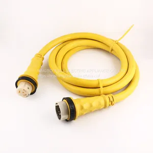 Marine Shore Power Cord 50ft STW 6/3+8/1 50A 125V/250V~ SS2-50P/ SS2-50R thumbnail-1