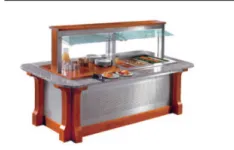Restaurant Equipment Salad Display Pizza Refrigerated Preparation Counter Top Salad Bar thumbnail-1