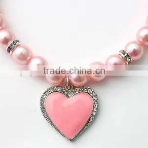 Customized Pearl Charms Pet Necklace Jewelry in Shenzhen thumbnail-5