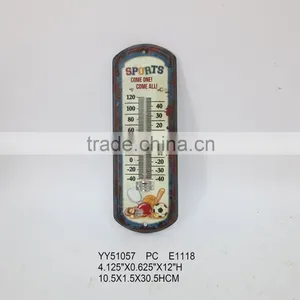 New Wall Metal Thermometer for Home, Tin Thermomether thumbnail-1