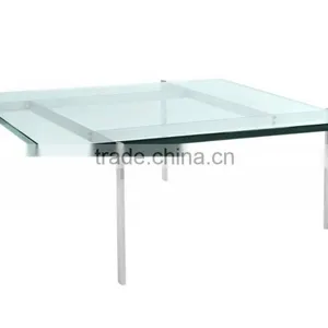 Replica PK61 Glass Table by Poul Kjaerholm for Living Room thumbnail-2
