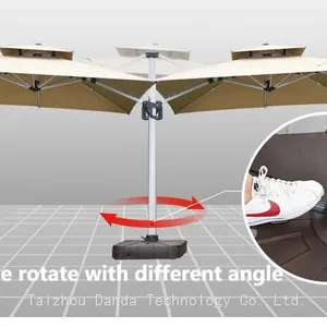 3.5*3.5m Cantilever Umbrella Side Stand With Double Vent thumbnail-5