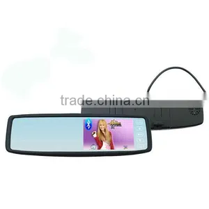 Car Front Rear View Bluetooth Mirror Monitor thumbnail-1