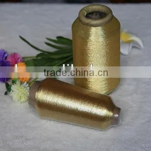 Silver and Gold Metallic Yarn for Knitting Weaving thumbnail-1
