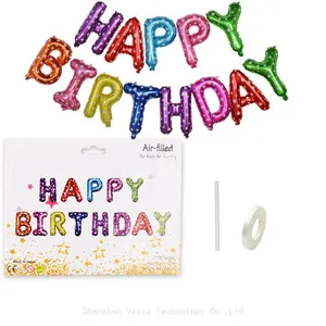 Wholesale 16-inch Happy Birthday Letter Foil Balloons Set for Kids Adult Birthday Party Decor thumbnail-4