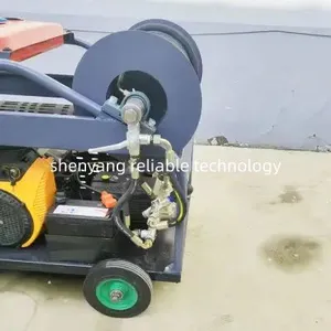 RELIABLE 200bar High Pressure Water Jet Sewer Cleaner 50Lmin Gas Diese Powered New Condition 50Lmin Drain Cleaning thumbnail-1