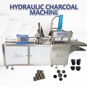 Industrial Hydraulic Briquette Machine for BBQ Charcoal Coconut Shell Powder Making Processing Line EPC thumbnail-1