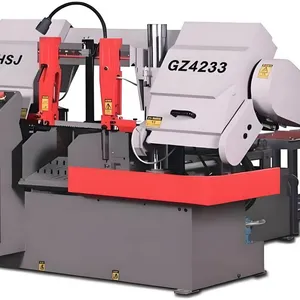 Hongshengjie GZ4233 CNC Horizontal Metal Band Saw Machine – Featuring Automatic Feeding and Efficient Material Cutting Capabilities. thumbnail-1