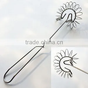 Amazon New Design 11inch Simple Stainless Steel Hot-selling Cheap Kitchen Egg Whisks Factory Wholesale thumbnail-1
