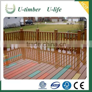 Eco-friendly Wood Plastic Composite Flooring Pvc Outdoor Decking thumbnail-1