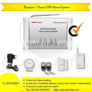 2012 Latest Alarmhome Security System Gsm Wireless Home Burglar Security Touch Keypad Business/Home GSM Alarm System YL-007M3DX thumbnail-1