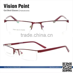 2014 New Model Half-rim Fashion Optical Eyeglasses Frame for Women From Danyang thumbnail-1