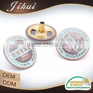 Hot Selling Custom Logo Press Metal Snap Button thumbnail-5