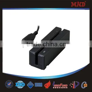 MDR14 USB Mini Portable Magnetic Stripe Card Reader thumbnail-4