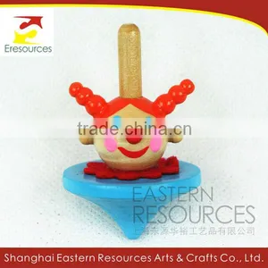 Wooden Spinning Top Toy thumbnail-1