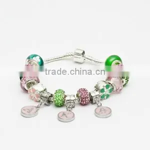 Alpha Kappaa Alpha Wholse Alloy AKA Letters Sorority Bangle for Sister and Lady Greek Custom Bracelet thumbnail-2