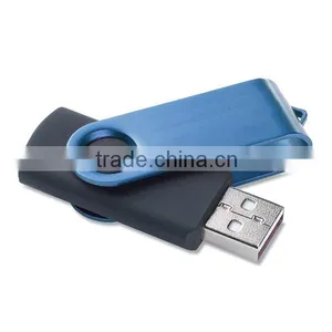 Rotate Silver Clip USB Flash Drive 2GB thumbnail-2