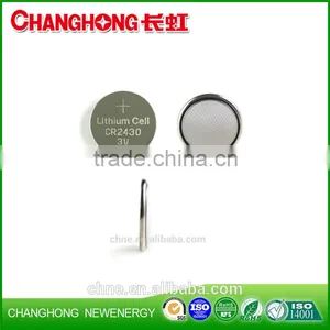 Changhong 3v Lithium Coin Cell CR2430 New Original Cr2430 3v 280mah Lithium Battery thumbnail-1