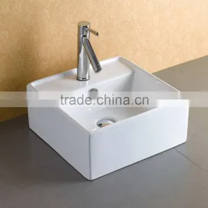 Vanity Mounted Ceramic Art Basin thumbnail-2