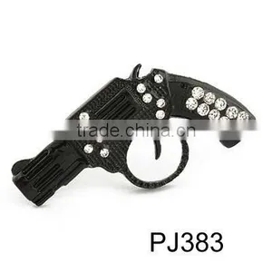 Hot Sale Gothic Gun Shaped Ring Finger Ring thumbnail-1