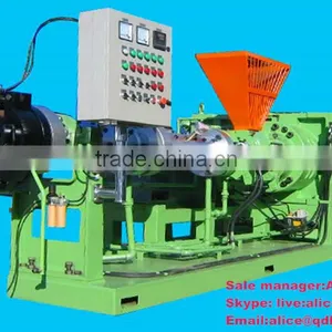 Tire Factory Hot Fedding Continuious Adjustable Speed Rubber Hose Extruder Machine With ISO9001&CE&SGS thumbnail-1