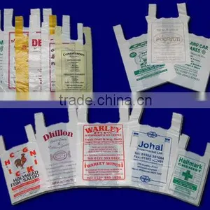 Printed Plastic Vest or T-shirt Shopping Bag thumbnail-1