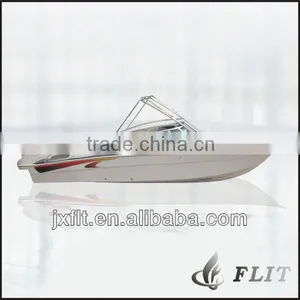 China Latest Model FRP Hull Double Built-in Engines Luxury Small Yacht thumbnail-1