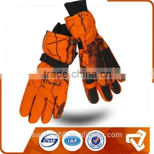 Orange Camouflage Professional Hunting Shoot Glove thumbnail-1