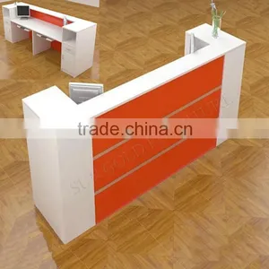 Modern Fashion Beauty Salon White Reception Desk Office Counter Table Design (SZ-RTB025-1) thumbnail-4
