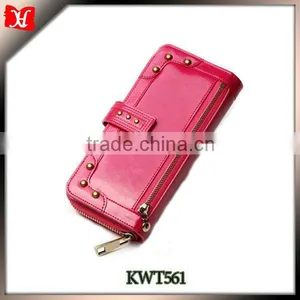 Multi-color Cute Girls Leather Wallet Paypal China Manufacture thumbnail-1