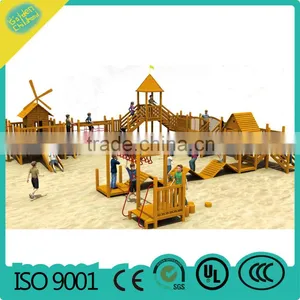 Physical Climbing Equipment/Wooden Outdoor Playground thumbnail-1