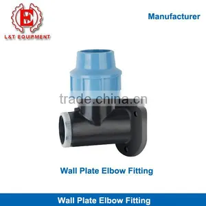 PP Wall Plate Elbow Fitting thumbnail-1