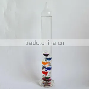 9 Balls 17 Inches Galileo Thermometer thumbnail-1