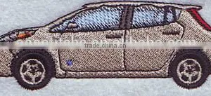 Twill,felt,thread Background Material Fashional Car Custom Iron on Embroidered Hockey Patches thumbnail-1