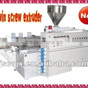 Best PRICE Twin Screw Plastic Extruder for Plastic PVC PP PE Pipe thumbnail-1