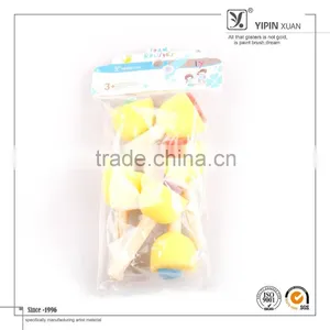 Promotional Wooden Handle Stamp Sponge Brush Set Quality Choice thumbnail-1