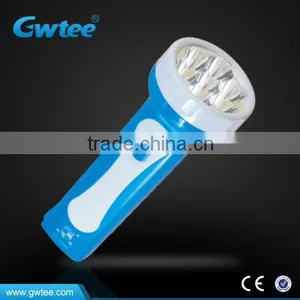 High Quality Plastic Rechargeable Led Glare Flashlight, Led Torch thumbnail-2