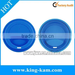 Silicone Coffee Cup Lid , Eco-friendly Reusable Silicone Cup Lid Manufactory Quality Choice thumbnail-3