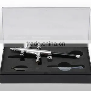 0.4MM Gravity Feed 2CC Dual Action China Model Hobby Nail Paint Cosmetic Airbrush AS-56 thumbnail-1
