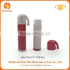 Red-and-white Santa Claus Cap Lip Balm Container thumbnail-1
