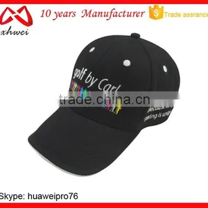 Adult Age Group Baseball Cap Hat Embroidery Pattern Style 6 Panel Golf Hat Made in China thumbnail-1