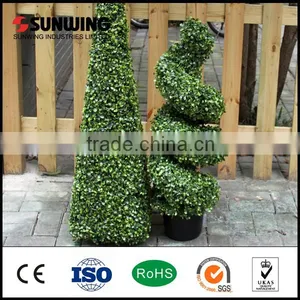 Artificial Spiral Tree Topiary Tree Palm Plants thumbnail-5