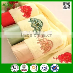 China Supply Cotton 21s/2 Plained Dyed Decorative Guest Bath Towels Supplier's Choice thumbnail-1